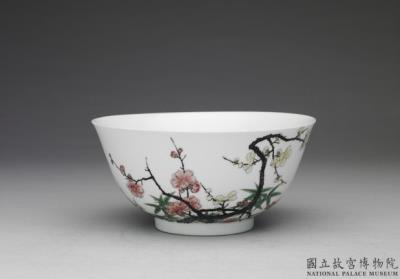 图片[2]-Bowl with plum and bamboo in falangcai painted enamels, Qing dynasty, Yongzheng reign 1723-1735-China Archive